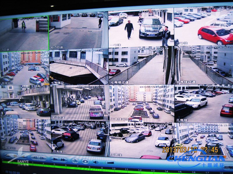十堰火車(chē)站對面小區監控系統