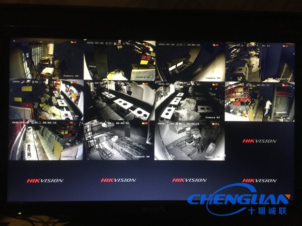 十堰萬(wàn)達廣場(chǎng)麻辣小屋視頻監控系統及公共廣播系統02